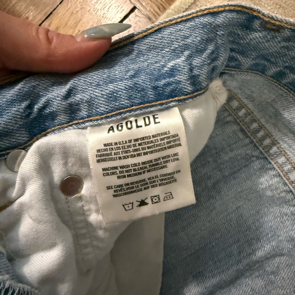 AGOLDE Criss Cross Upsized Jeans, Size 26 👖 - Picture 8 of 8